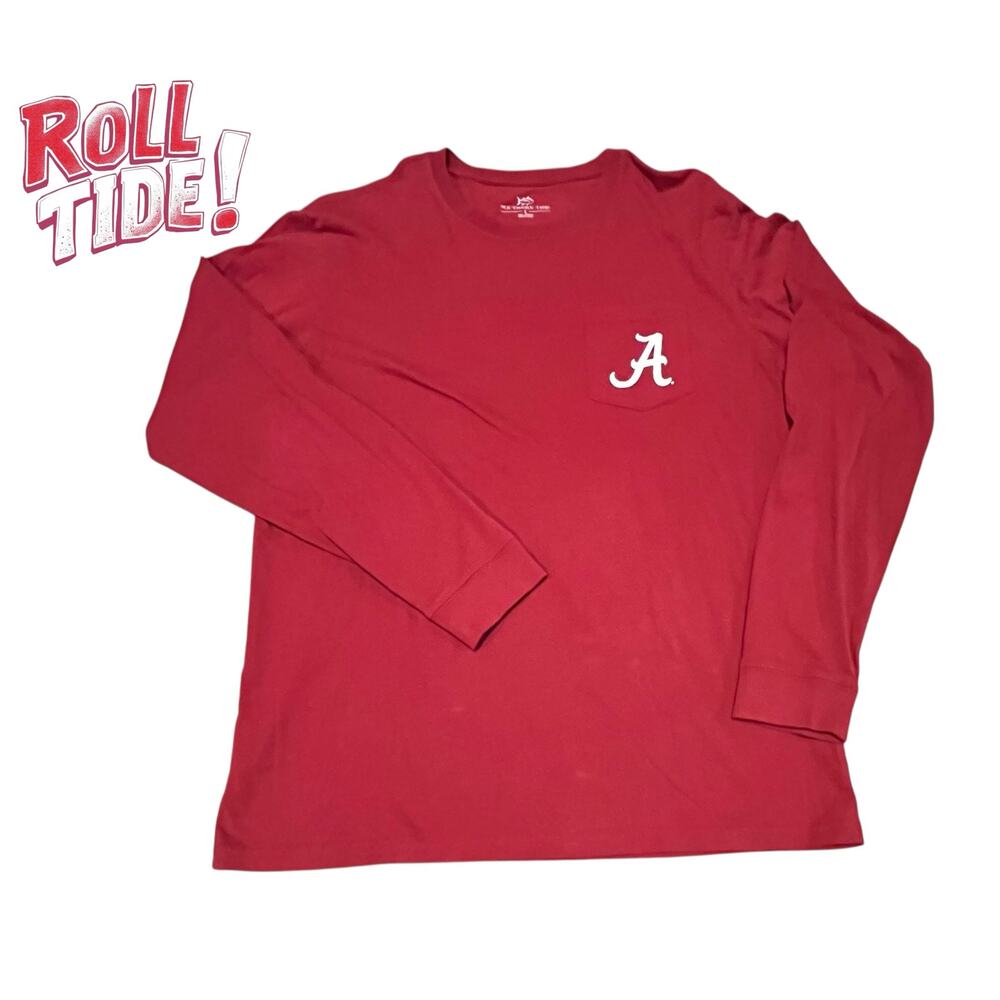 Southern Tide Crimson Skipjack Play Long Sleeve T-Shirt Large